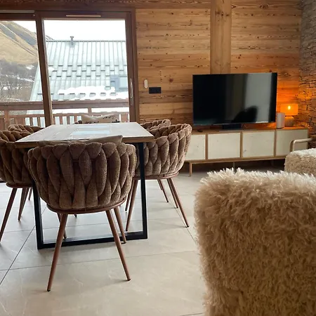 De Gamme Neuf Avec Terrasse De 25m2 - 6 Personnes - App 002 * Saint-Sorlin-d'Arves